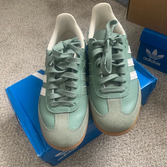 Adidas Samba OG Green Sneakers - Picture 4 of 6